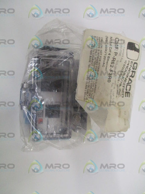 GRACE P-R62-F3R0 N12/4 CAT 6 ETHERNET NO CABLE 120VAC *NEW IN FACTORY BAG*