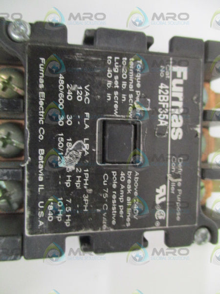 FURNAS 42BF35A CONTATOR *USED*