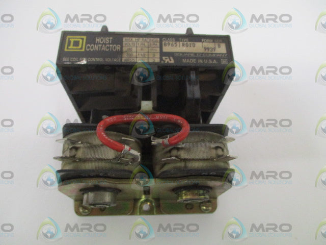 SQUARE D 8965-R010 SER. B HOIST CONTACTOR *USED*