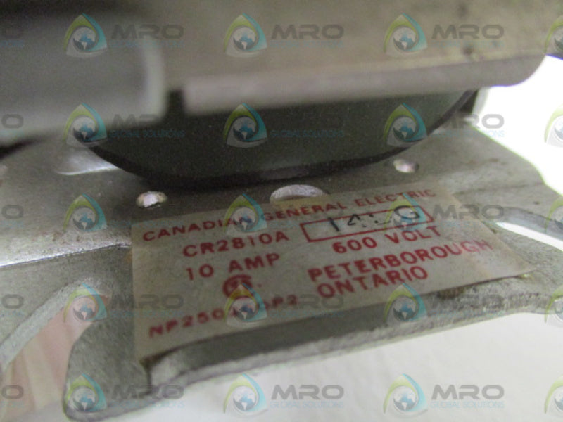 GENERAL ELECTRIC CR2810A14LG CONTACTOR *USED*