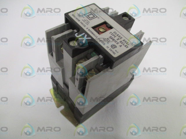 SQUARE D 8501-X020 CONTROL RELAY *USED*