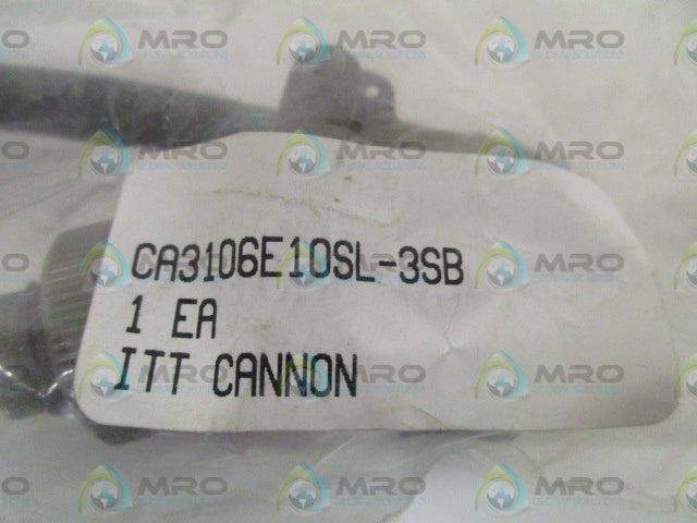 ITTS CANNON CA3106E10SL-3SB PLUG *NEW IN FACTORY BAG*