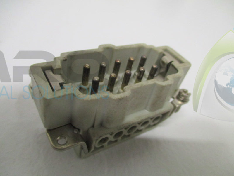 HARTING Han 10 E-M MALE CONNECTOR *USED*