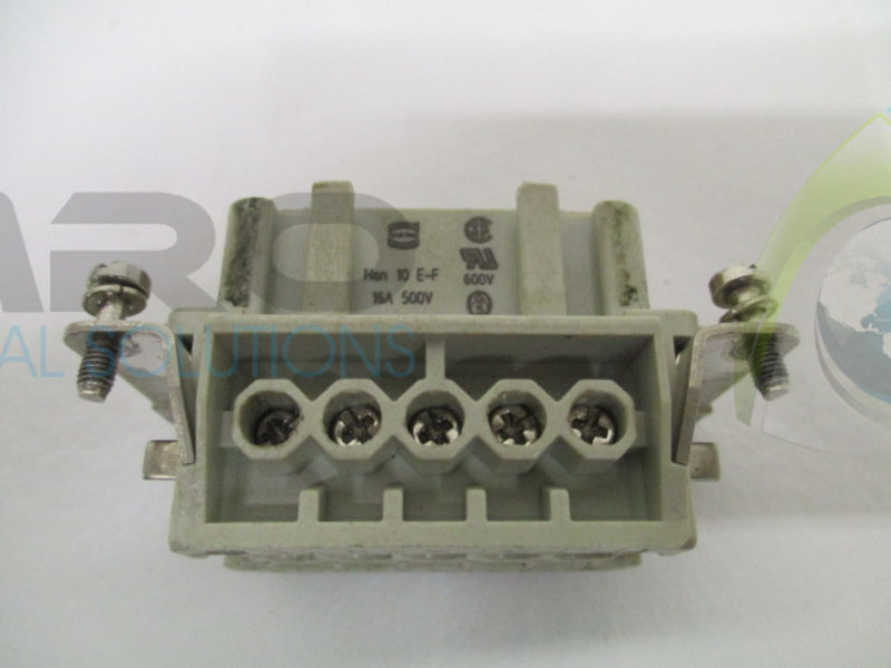 HARTING Han 10 E-F FEMALE CONNECTOR *USED*