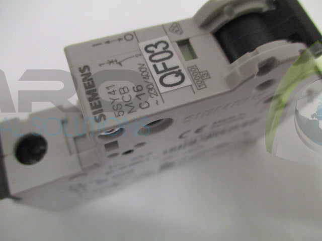 SIEMENS 5SY4116-7 CIRCUIT BREAKER 230/400V *USED*