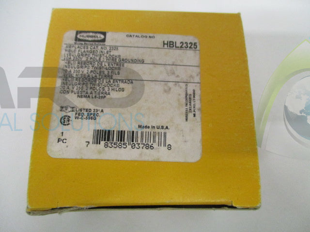 HUBBELL HBL2325 CONNECTOR (MISSING ACCESSORY) *NEW IN BOX*