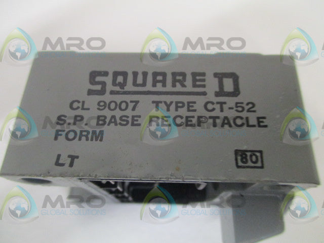 SQUARE D 9007-CT-52 LIMIT SWITCH RECEPTACLE *USED*