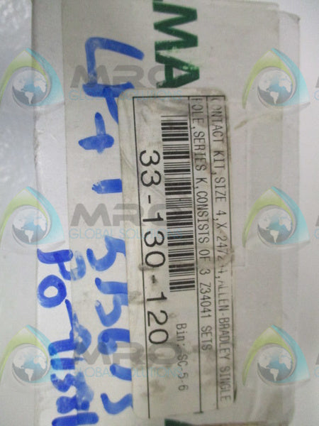 INDUSTRIAL MRO 33-130-120 CONTACT KIT *NEW IN BOX*
