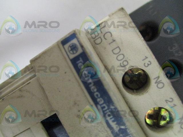 TELEMECANIQUE LC1D09BD CONTACTOR (AS PICTURED) *USED*