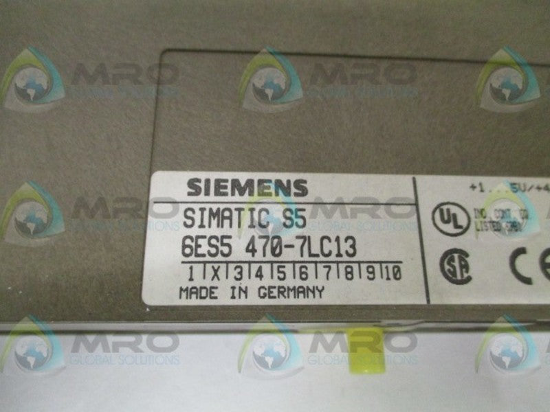 SIEMENS 6ES5 470-7LC13 ANALOG OUTPUT MODULE *USED*