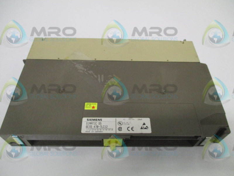 SIEMENS 6ES5 470-7LC12 ANALOG OUTPUT MODULE *USED*