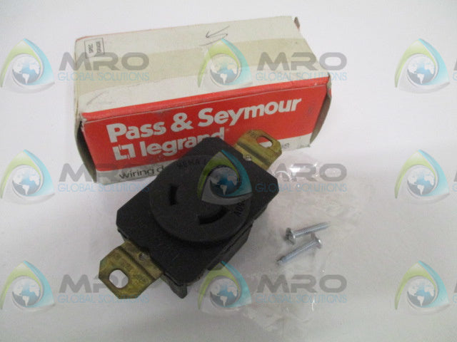 PASS & SEYMOUR L620-R TURNLOK RECEPTACLE *NEW IN BOX*