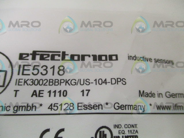 IFM EFECTOR IE5318 INDUCTIVE PROXIMITY SENSOR * NEW IN FACTORY BAG *