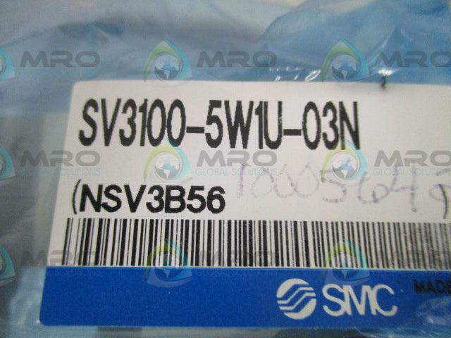 SMC SV3100-5W1U-03N PNEUMATIC VALVE *NEW IN FACTORY BAG*