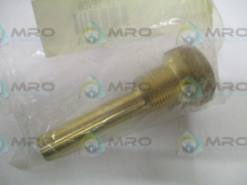 TRERICE 3-4F2 BRASS INDUSTRIAL THERMOWELL 3/4" X 3.5"  *NEW IN FACTORY BAG*