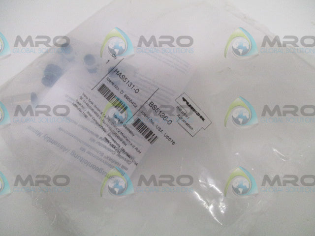 TURCK BS5136-0 / HAS5131-0 CORDSET *NEW IN FACTORY BAG*