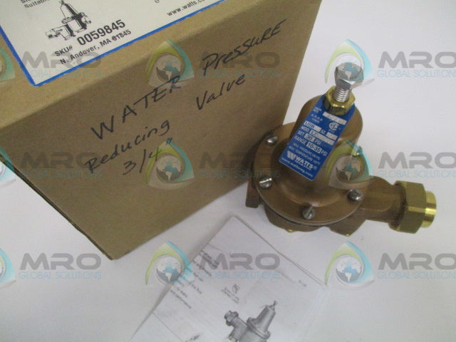 WATTS 0059845 3/4 U5B-LP-Z3 WATER PRESSURE REDUCING VALVE *NEW IN BOX *