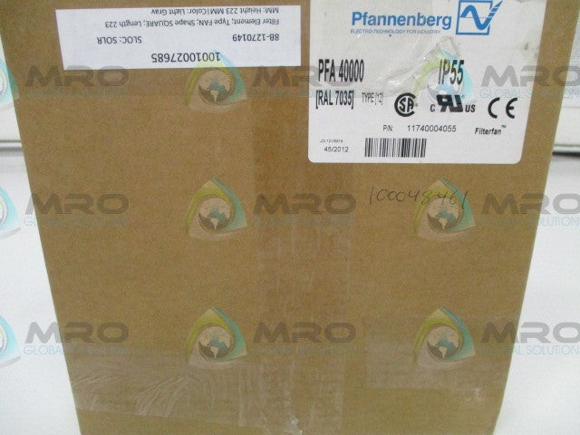 PFANNENBERG PFA40000 11740004055  EXHAUST FILTER *NEW IN BOX*