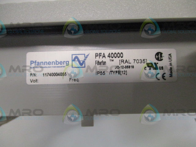 PFANNENBERG PFA40000 11740004055  EXHAUST FILTER *NEW IN BOX*