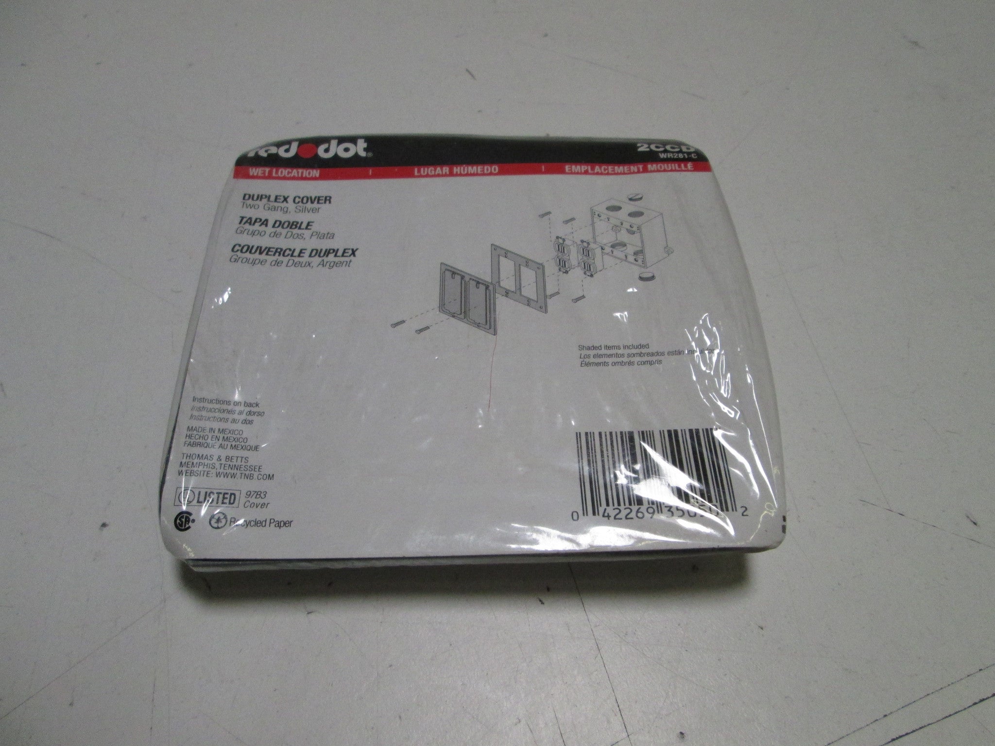 RED DOT DUPLEX COVER 2CCD *NEW NO BOX*