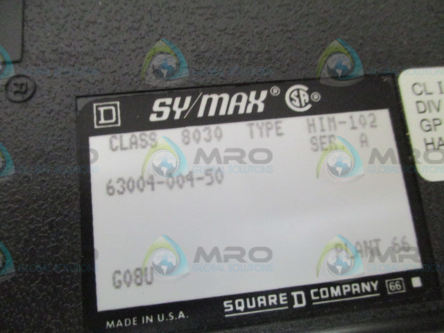 SQUARE D SY/MAX 8030-HIM-102 ISOLATED INPUT MODULE *NEW IN BOX*
