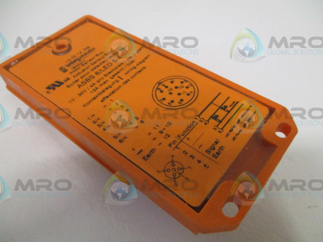 LUMBERG ASBS 6/LED 5-4 ACTUATOR SENSOR BOX *NEW NO BOX*