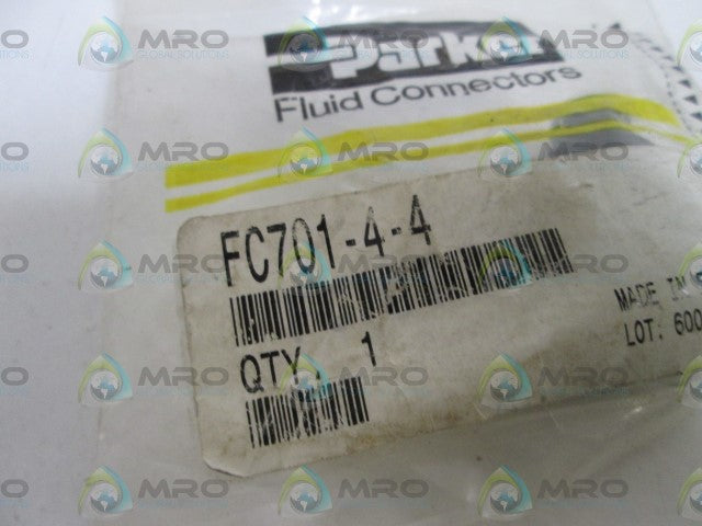 PARKER FLOW CONTROL VALVE FC701-4-4 *NEW IN FACTORY BAG*