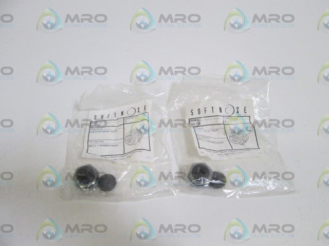 LOT OF 2 SOFTNOZE CUSHIONED SENSOR MOUNT SN-12 *NEW IN BAG*