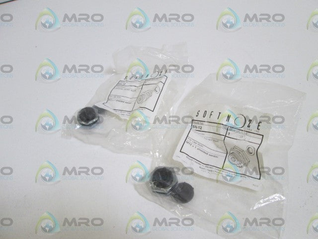 LOT OF 2 SOFTNOZE CUSHIONED SENSOR MOUNT SN-12 *NEW IN BAG*