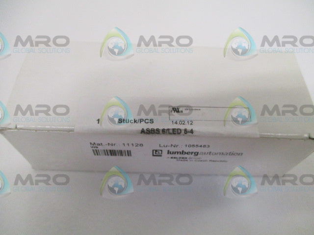 LUMBERG ASBS 6/LED 5-4 ACTUATOR SENSOR BOX *NEW IN BOX*
