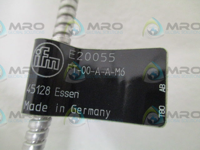 IFM EFECTOR E20055 FIBER OPTIC DIFFUSE SENSOR *NEW IN BOX*