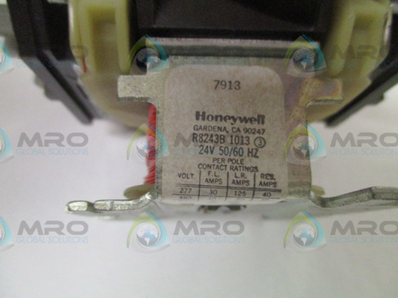 HONEYWELL R8243B1013 CONTACTOR 24V *NEW IN BOX*