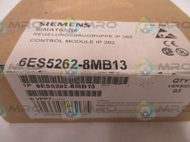 SIEMENS SIMATIC S5 6ES5262-8MB13 * FACTORY SEALED *