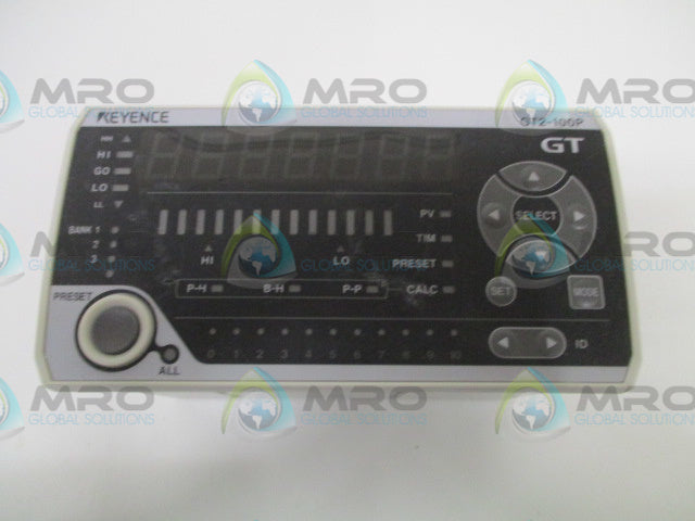KEYENCE GT2-100P AMPLIFIER DISPLAY UNIT *USED*