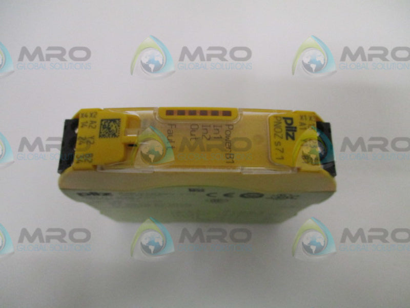 PILZ PNOZs7.124VDC3n/o SAFETY BLOCK EXPANSION MODULE *NEW NO BOX*