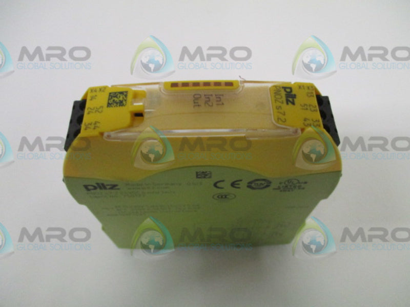 PILZ PNOZs7.224VDC4n/o1n/c SAFETY RELAY 24VDC *NEW NO BOX*