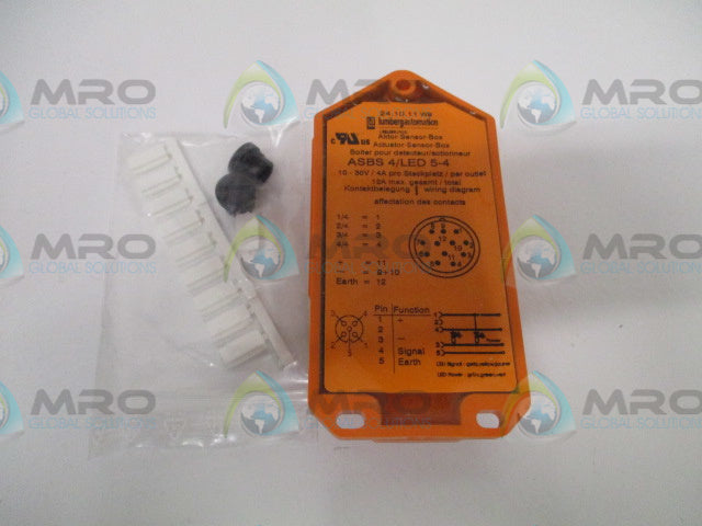 LUMBERG ASBS4/LED5-4 ACTUATOR SENSOR BOX *NEW NO BOX*