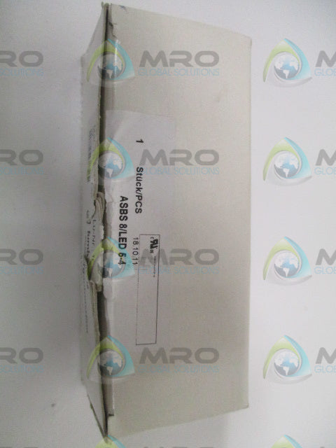 LUMBERG ASBS8/LED5-4 ACTUATOR SENSOR BOX (MISSING ACCESSORIES) *NEW IN BOX*