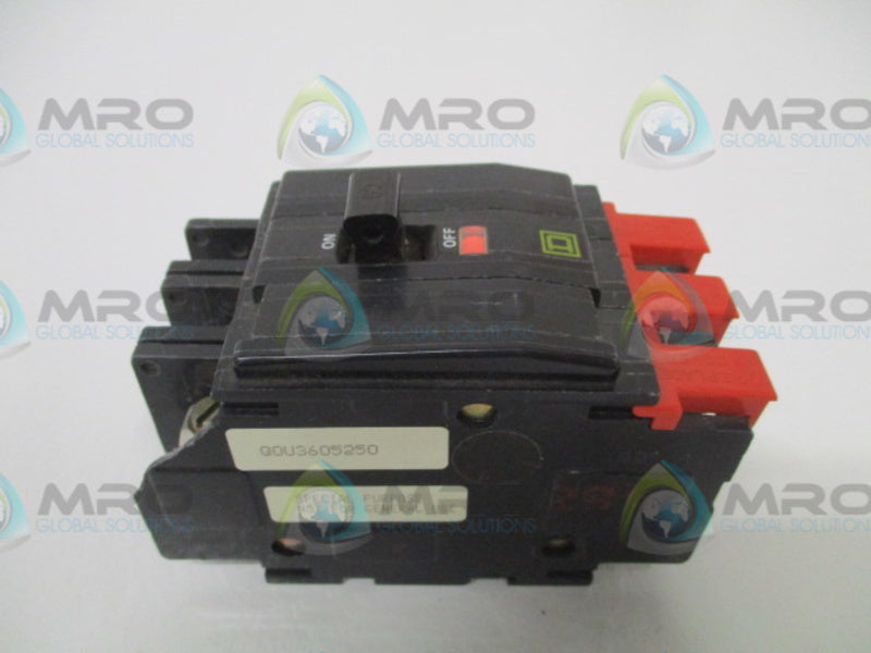 SQUARE D QOU3605250 CIRCUIT BREAKER 60A (AS PICTURED) *NEW NO BOX*