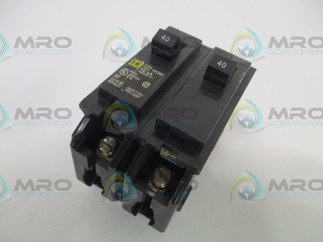 SQUARE D HOM240 CIRCUIT BREAKER 40A *NEW NO BOX*