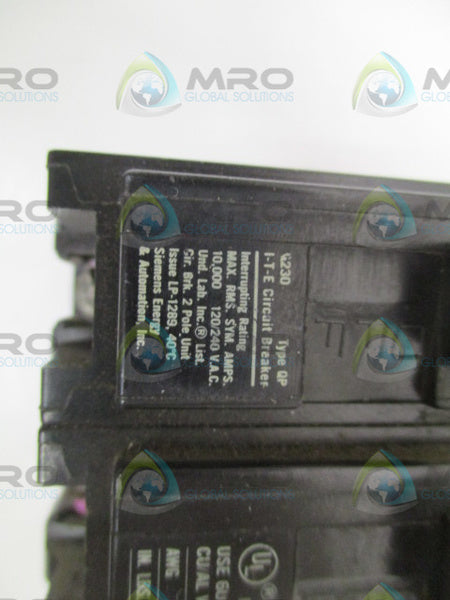 ITE Q230 CIRCUIT BRAEKER 30A *USED*