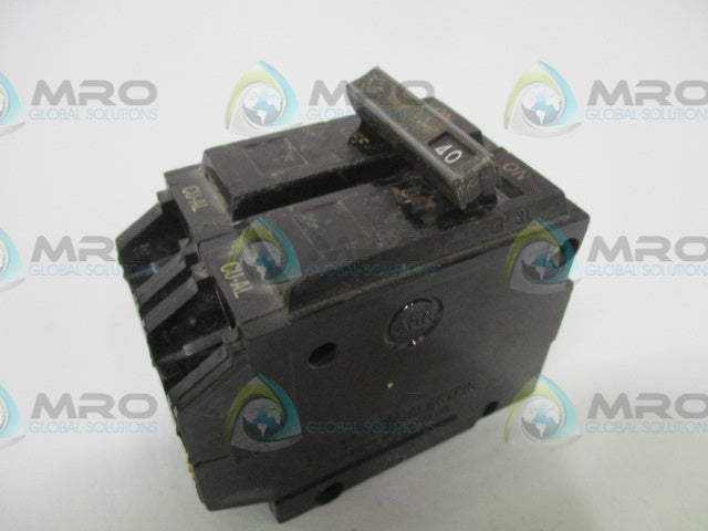 GENERAL ELECTRIC TQL2140 CIRCUIT BREAKER 40A *USED*