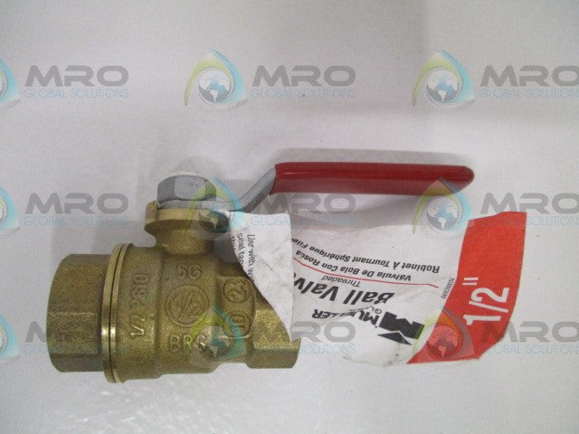 MULLER 107-403 BALL VALVE 1/2" *NEW NO BOX*