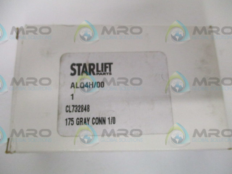 STARLIFT ALQ4H/00 GRAY CONNECTOR *NEW IN BOX*