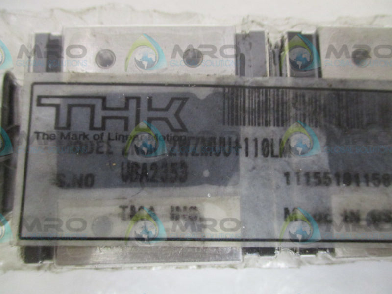 THK 2RSR12WZMUU+110LM LINEAR SLIDE *NEW NO BOX*