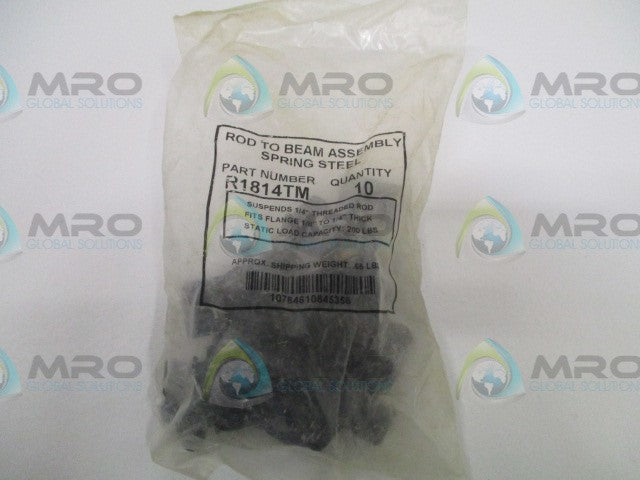 MINERALLAC R1814TM ROD TO BEAM ASSEMBLY (PKG OF 10) *NEW IN FACTORY BAG*