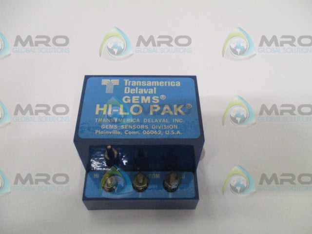 GEMS ST87590 HI-LO PAK SENSOR *NEW NO BOX*