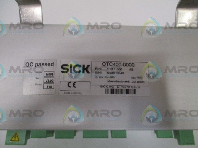 SICK OTC400-0000 OMNI TRACKING CONTROLLER *USED*