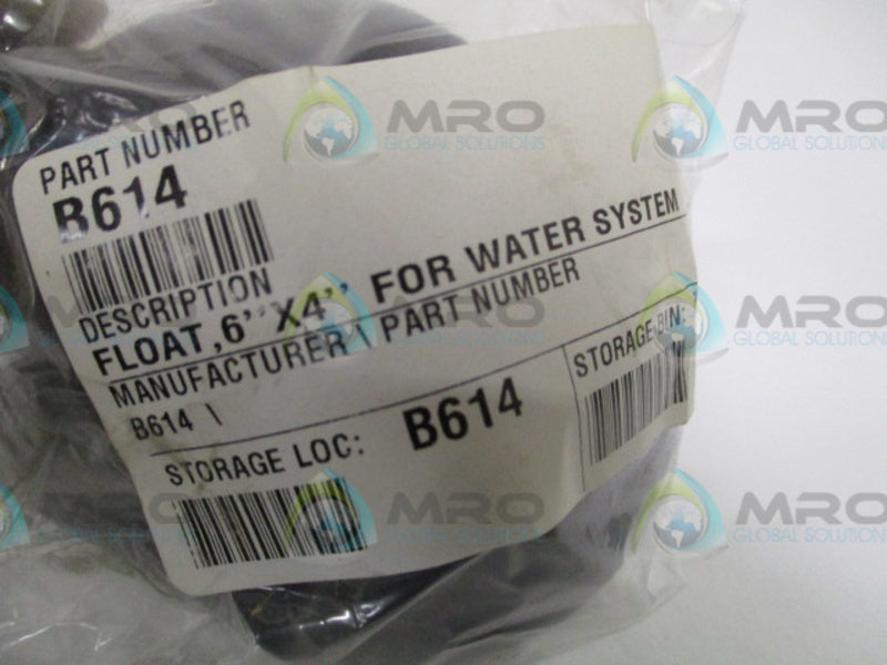 DAYTON 4KU65 FLOAT BALL 6"X4" * NEW IN FACTORY BAG *