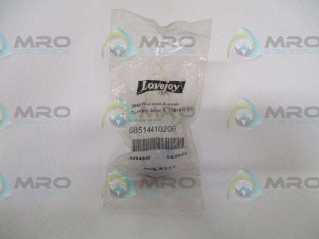 LOVEJOY 68514410206 L-050 JAW COUPLING .250 * NEW IN FACTORY BAG *